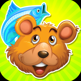 couverture jeu vidéo Ressort porte saumon Rush jeu gratuit - A Spring Bears Salmon Rush Free Game