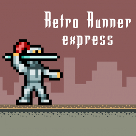 couverture jeu vidéo Retro Runner Express