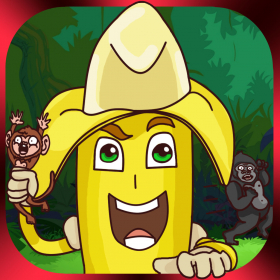 couverture jeu vidéo Revanche de la banane: Avide de singe - Inclinez à manger gorille!