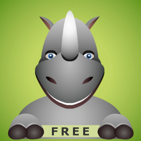 couverture jeu vidéo Rhino Run Free
