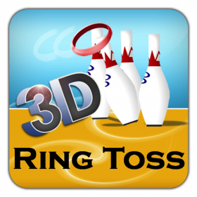 couverture jeu vidéo Ring Toss 3D - Top Touch Strategy Flick Arcade Family Fun Simulation Game