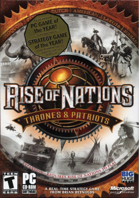 couverture jeu vidéo Rise of Nations : Thrones and Patriots