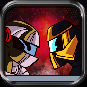 couverture jeu vidéo Rivaux de combat - Warriors Robot futurs en guerre en Elite Galaxy (jeu gratuit App)