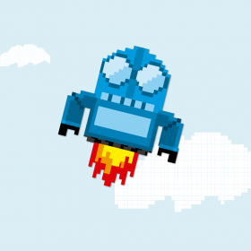 couverture jeu vidéo Robo Copter - Tap to Swing