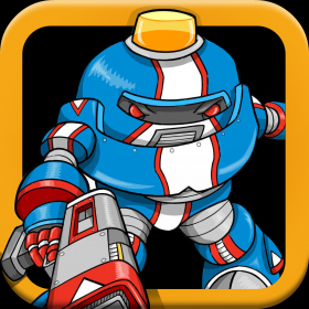 couverture jeu vidéo Robot Attack Blitz - rythme rapide, Travaux cerveau, Reflex et Stratégie Match 4 Jeu de puzzle!