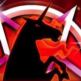couverture jeux-video Robot Unicorn Attack Heavy Metal Edition