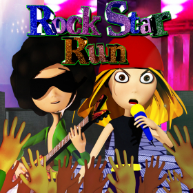 couverture jeu vidéo Rock Star Run