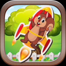couverture jeu vidéo Rocket Crazy Squirrel concours de vol PRO