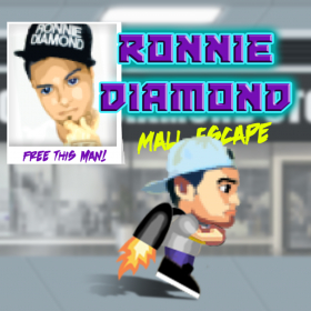 couverture jeu vidéo Ronnie Diamond Mall Escape