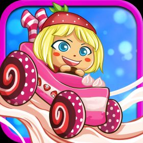 couverture jeu vidéo Ruée vers le sucre off : candy girl course à la célébrité
