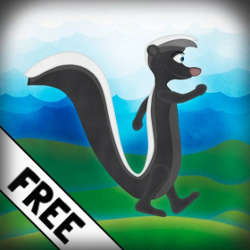 couverture jeu vidéo RunDaLine FREE - featuring the most athletic skunk on earth