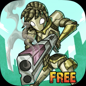 couverture jeu vidéo Rusty Gunner Robot - Timeless Free Shooting game