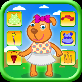 couverture jeu vidéo S'habiller Dog Game Pro - Safe Kids App aucune publicité