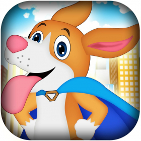 couverture jeu vidéo Sans fin Flying Dog Adventure - animaux Rush sauvetage (Premium)