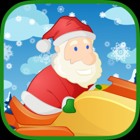 couverture jeu vidéo Santa Dude Sleigh Run - A Bouncy Christmas Race with the Angry Reindeers in the Drizzy Snow (Pro)