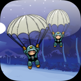 couverture jeu vidéo Save The Parachute Troops From Falling Down