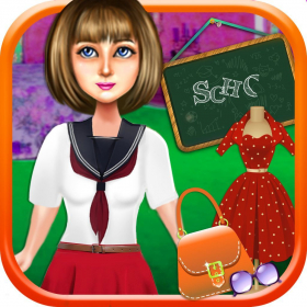 couverture jeu vidéo School Daze Dress Up - Retour à l'école Enfants & Ados Makeover jeu