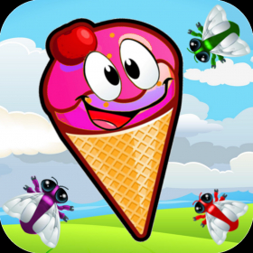 couverture jeu vidéo Scoops! - Little Summer Frozen Snow Cones Vs. Crazy Flying Insect Game