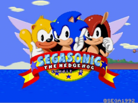 couverture jeu vidéo SegaSonic the Hedgehog