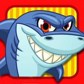 couverture jeu vidéo Shark Attacks! FREE : Hungry Fish Revenge Laser Shooting Racing Game - By Dead Cool Apps