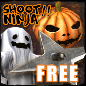 couverture jeu vidéo Shoot!! Ninja: Halloween Free