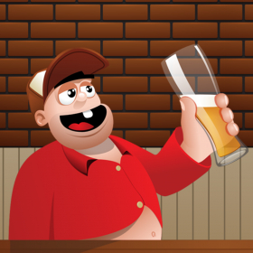 couverture jeu vidéo short fill beer card game