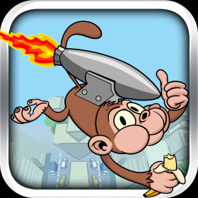 couverture jeu vidéo Singe Jetpack Adventure
