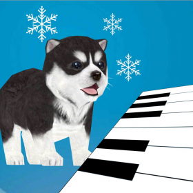 couverture jeu vidéo Singing Husky Puppy Piano