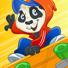 couverture jeu vidéo Skate Panda Top Jeu - by &quot;Les Meilleurs Jeux Gratuit pour Enfants - Jeux Addictifs Apps Gratuit&quot;