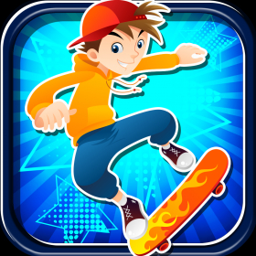 couverture jeu vidéo Skateboard Boy jeu de course de piste - Full Version