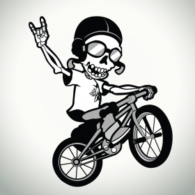 couverture jeu vidéo Skeleton Rider: Stunts Defied Free by BMX MTB Best Bike Co.