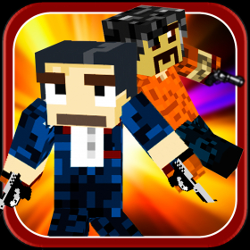 couverture jeu vidéo Skins Shooter Survival Game - Craft Your Driving Racing With Pixel Cars