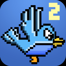 couverture jeu vidéo Smash The Blue Bird-ie 2 - Hard-est Flappy Resurrection Of Tiny Fatty Yeet