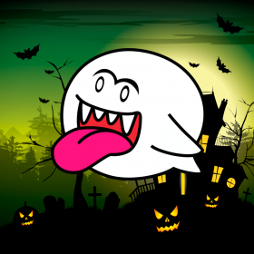 couverture jeu vidéo Smiley Ghost - Flap alone in deserted place