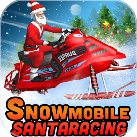 couverture jeu vidéo Snowmobile Santa Racing