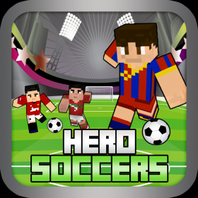 couverture jeu vidéo Soccer Hero Skin Finding Ball Free - World Cup Block Craft Worlds Edition