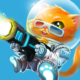 couverture jeu vidéo Space Cat in Mushroom World - Free Fun Game for Boys, Girls and Goats