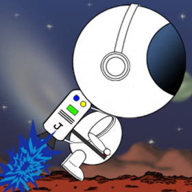 couverture jeu vidéo Space Meteorites