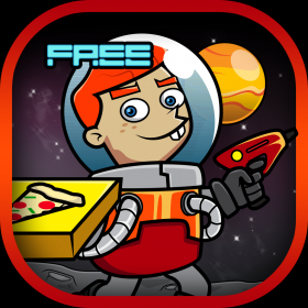 couverture jeu vidéo space Pizza Delivery Man Free : Lone Star nimble flight order