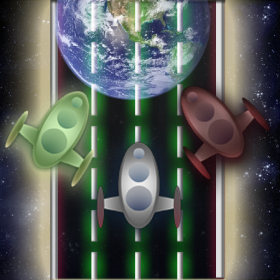 couverture jeu vidéo Space Race (Bluetooth 2-player and 1-player racing)