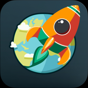 couverture jeu vidéo Space Rockets Rush