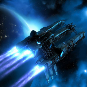 couverture jeu vidéo Space Warfare Sim - Asteroid Storm