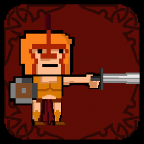 couverture jeu vidéo Spartan Chop Up &amp; Crush the Pillar - 8bit Graphics