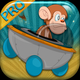 couverture jeu vidéo Spider Monkey Space Ride PRO - A Rocket Chimp Adventure into Space.