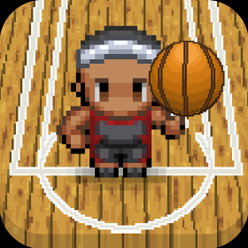 couverture jeu vidéo Spin the ball - Basketball Game Retro