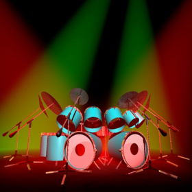 couverture jeu vidéo Spotlight Finger Drums (FREE) ~ Beautiful Drum Kit