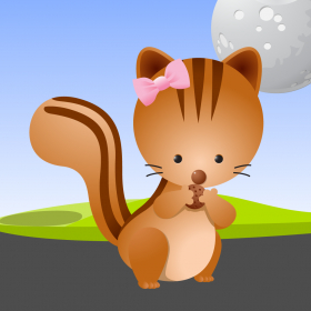 couverture jeu vidéo Squirrel Dodger: fast, fun, rock avoiding game