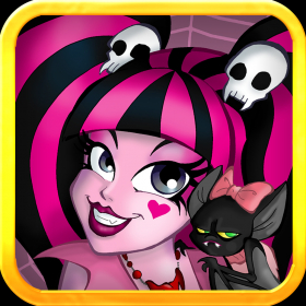 couverture jeu vidéo Starving Draculaura Physics Game: Monster High Edition