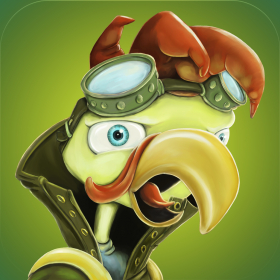 couverture jeu vidéo Steampunk Chicken - Gratuite iPhone / iPad Racing Édition