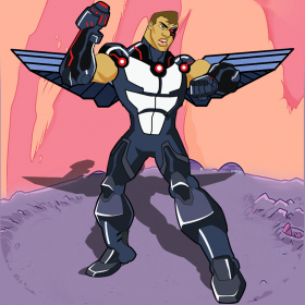 couverture jeu vidéo Steel-Man : le défi sur la gravité du cyborg de l'espace contre l'invasion des extraterrestres - édition gratuite